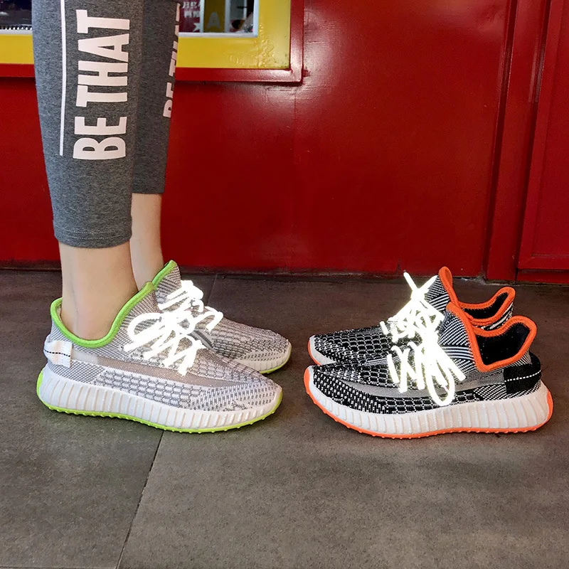 

Fashion Reflective Women Casual ShoesBreathable Walking Mesh Flat Shoes Woman White Sneakers Women Tenis Feminino Gym Shoes