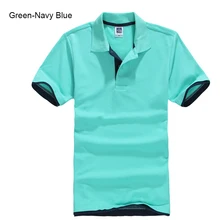 Mais tamanho XS-3XL marca nova camisa polo masculina de algodão de alta qualidade camisa de manga curta marcas camisas polo dos homens do verão(China)