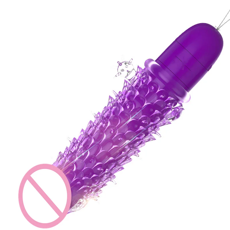 HC017scales penis sheath Reusable vibrator sleeve  (3)