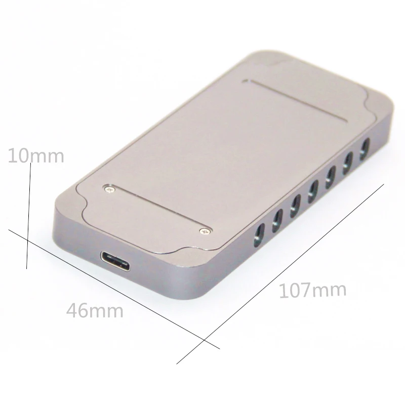 M ключ M.2 SSD Портативный мобильного телефона Box USB 3,1 Тип с разъемами типа C и NVMe PCIe 3,0 4x M2 адаптер NGFF корпус SSD, HDD для PM961 950 pro 600 P