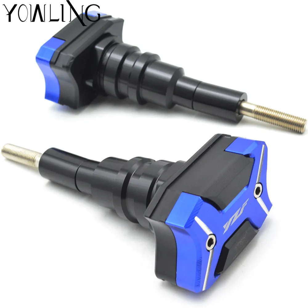 Modeer For Yamaha YZF R7 2021-2024 Motorcycle Frame Anti-collision Falling Protection Slider Crash Yzf R7 Yzfr7 R 7 Accessories Color Blue