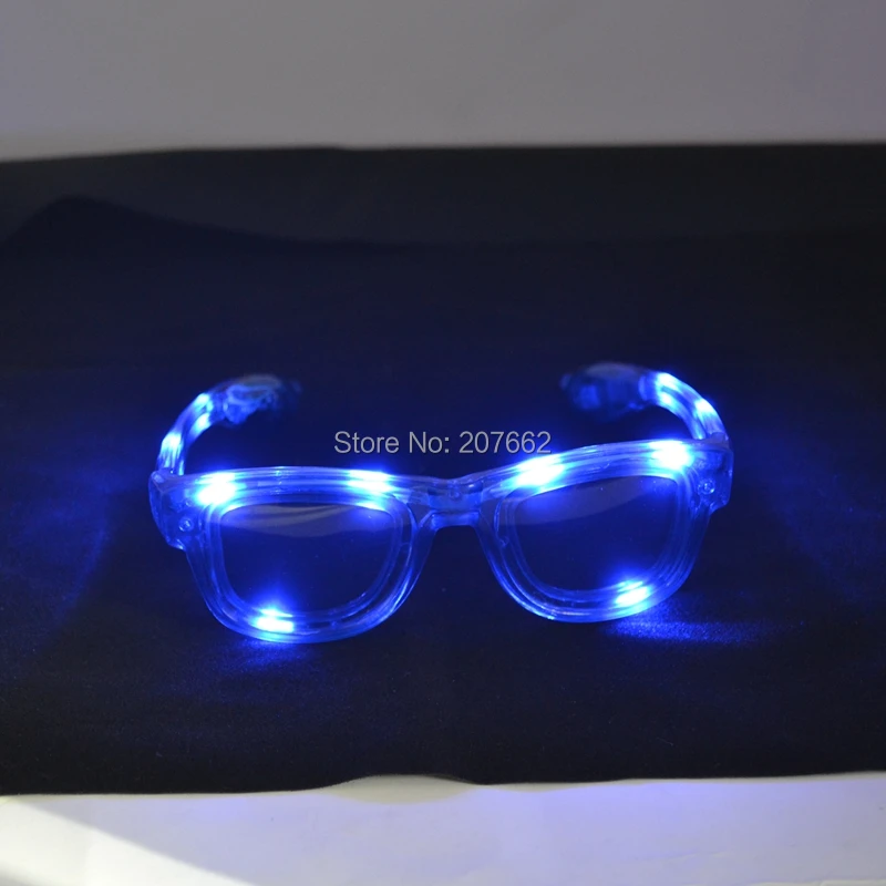 Светодиодный проблесковый маячок очки light up очки светодиодные очки EDM EDC Rave вечерние бар Eyeswear аксессуар солнцезащитные очки