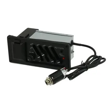 

SYDS Hot Sale Black EQ-7545R Acoustic Guitar 4 Bands Preamp Amplifier with Pickup