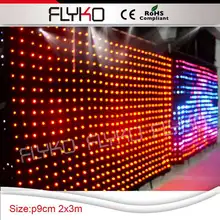 Контроллер ПК светодиодный экран дисплей 726 шт. светодиодный занавес свадебный сценический фон