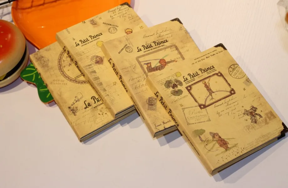 Винтажный блокнот Маленького принца, цветной бумажный дневник, школьные канцелярские принадлежности