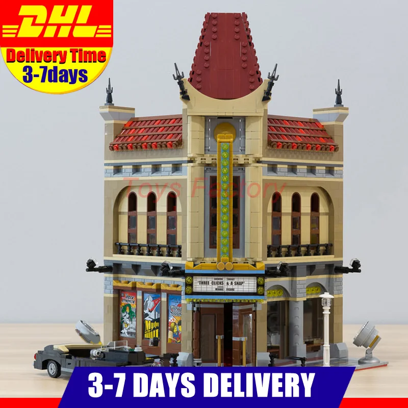 

2018 MOC Wowpa 15006 2354pcs Palace Cinema Model Building Blocks Set Bricks Toys Compatible With 10232 Gift