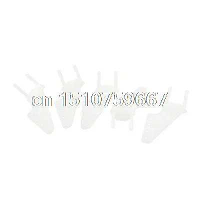 5pcs RC Remote Control Airplane Spare Parts 15.5x16.5x30mm Rudder Angle White