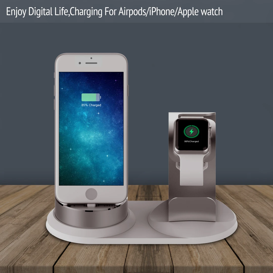 

3 in 1 Mobile Accessory Easy Hold Charging Dock Station Stand Holder all for iPhone for iWatch for Airpods Charging for aplle