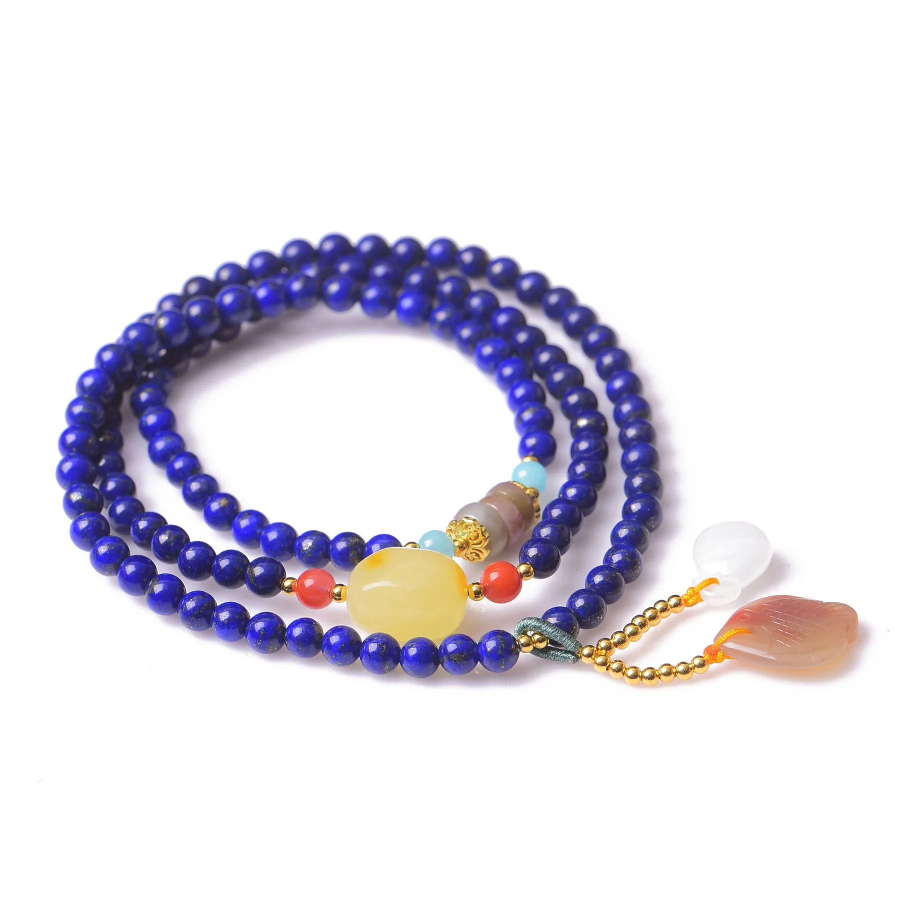 

Handmade Authentic Lapis Lazuli Beads Bracelets 4mm