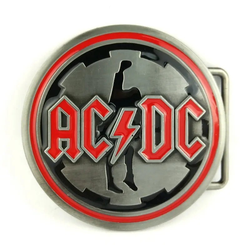 Drop shipping Australia rock band ACDC metal belt buckles Retail belt
