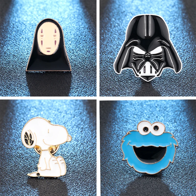 

Exquisite Enamel Cute Funny Women Cartoon Brooch Denim Pin Buckle Shirt Badge Gift lapel pin