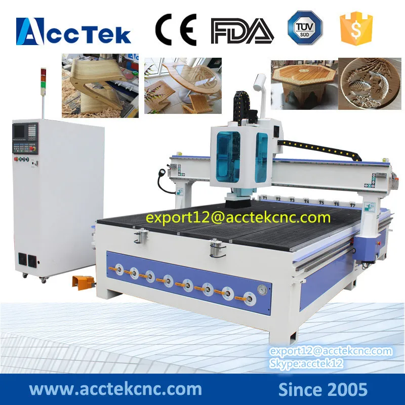 

high quatily 3D Wood Carving ATC CNC Router Machine Furniture Marking Equipment auto tool change 3d cnc wood carving machine