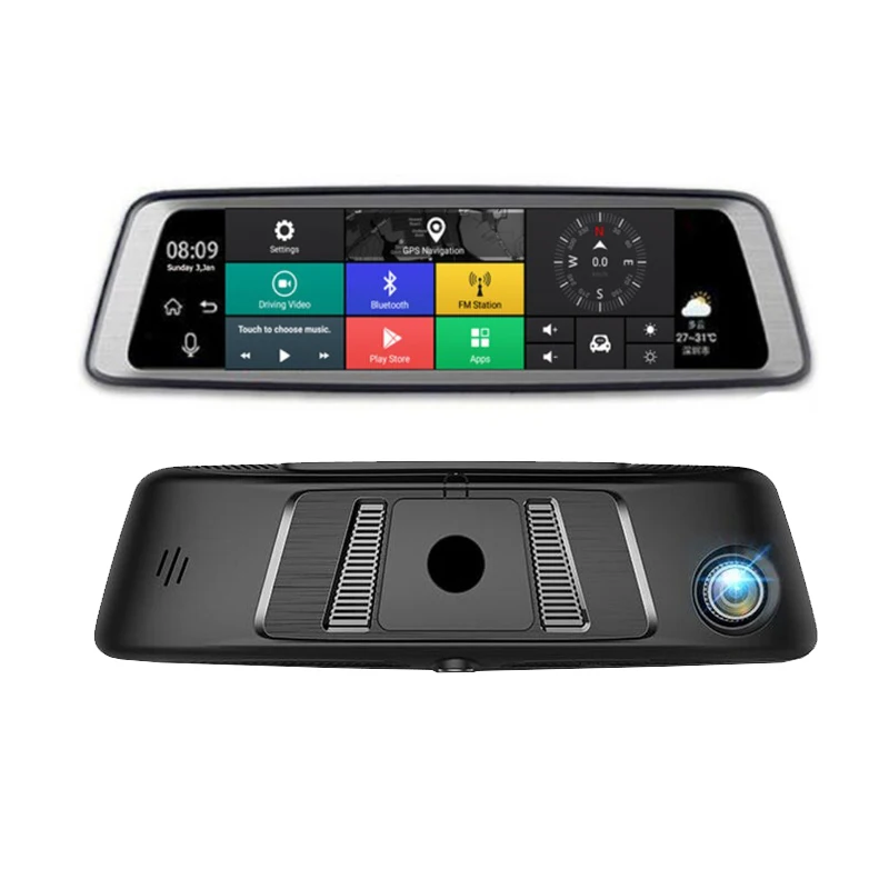 

Newest Android GPS Cloud Navigation 10"Car DVR Mirror 8 core ADAS Dual 1080P Waterproof Rear Sony 323 Camera Dash Camera