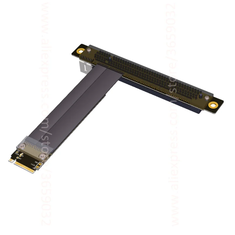 Карта расширения 32G/bps PCI e 16x к M2 M.2 NGFF NVMe Key M 2230 2242 2260 2280 кабель Gen3.0 Express x16 удлинитель