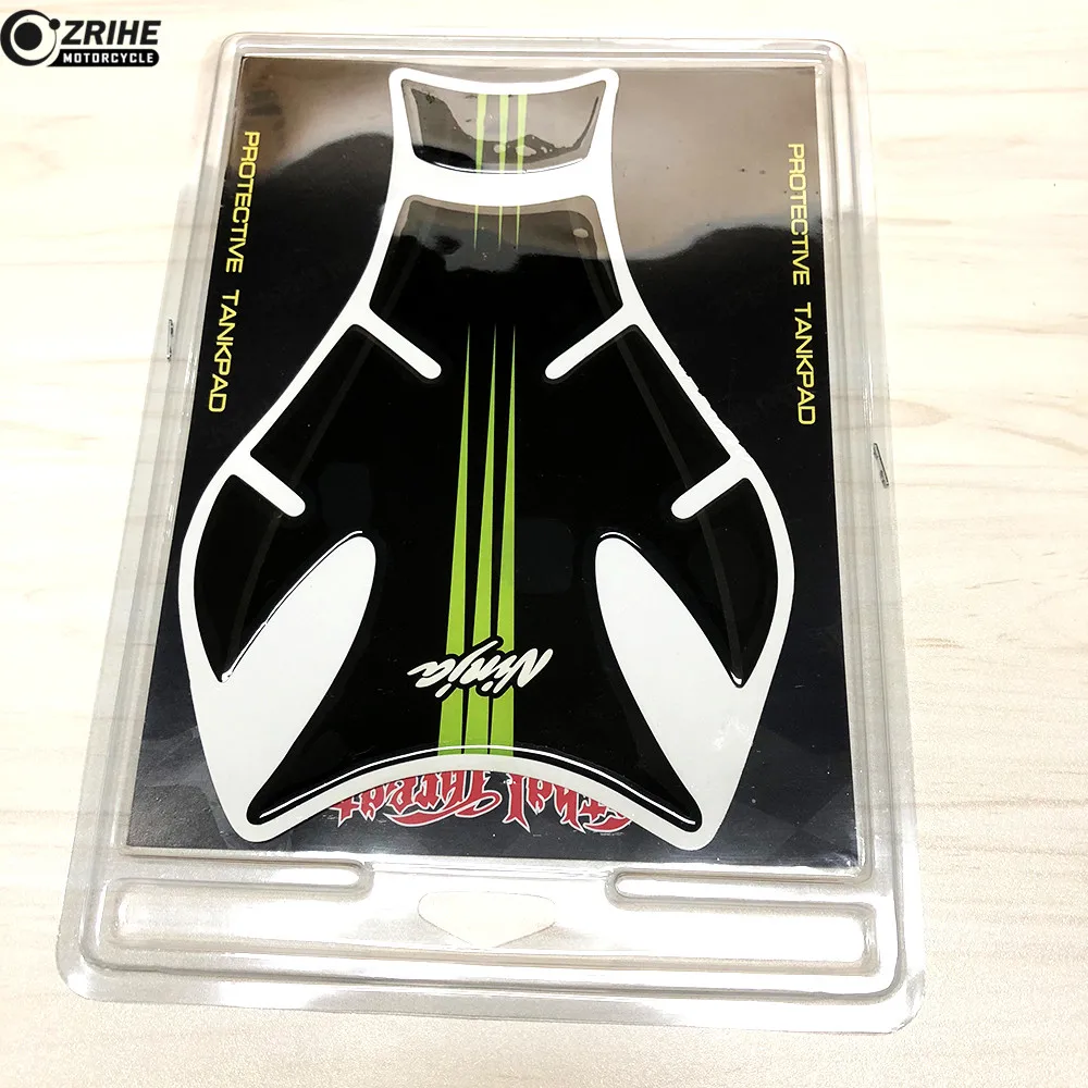 Motorcycle Decal Gas Oil Fuel Tank Pad Protector Skull Racing Sticker For Kawasaki Ninja 1000 1000R Ninja 300 300R 2001-16