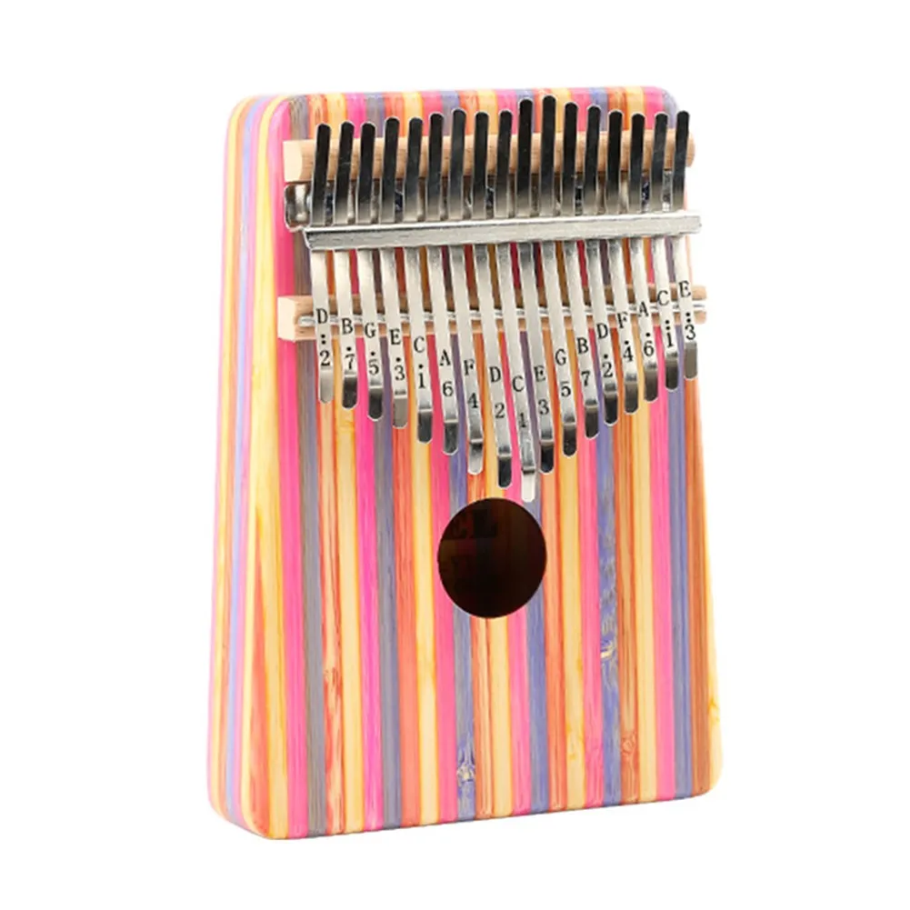 17 клавиш Мелодия калимба палец пианино твердой древесины начинающих портативный профессиональный корпус ударный музыкальный инструмент подарок игрушки
