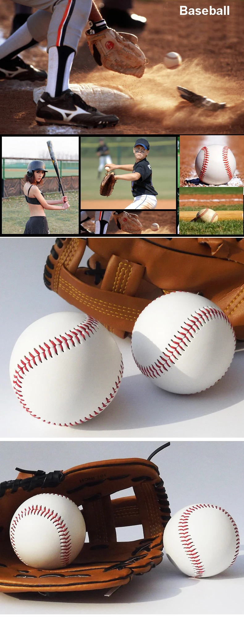Стандартный бейсбол софтбол " ручной работы Бейсбол s ПВХ верхний резиновый внутренний Мягкий Бейсбольный мяч тренировочные упражнения beisebol