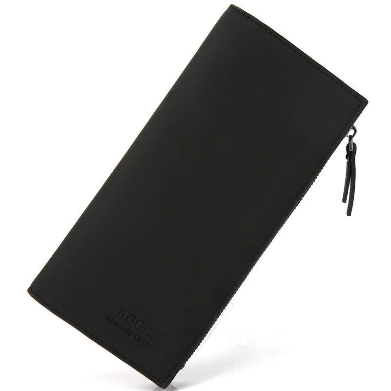 Bogesi/, мужской кошелек на застежке-молнии с пряжкой, Модный высококачественный дизайнерский черный кошелек, 3 цвета, кошелек с держателем для кредитных карт