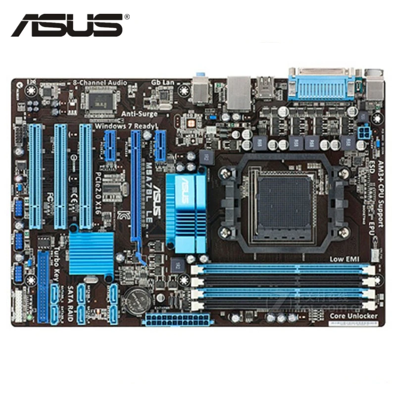 Kaufen ASUS M5A78L LE Motherboard Buchse AM3 AM3 + DDR3 32GB Für AMD 760G M5A78L LE Desktop Mainboard systemboard SATA II PCI E X16 Verwendet