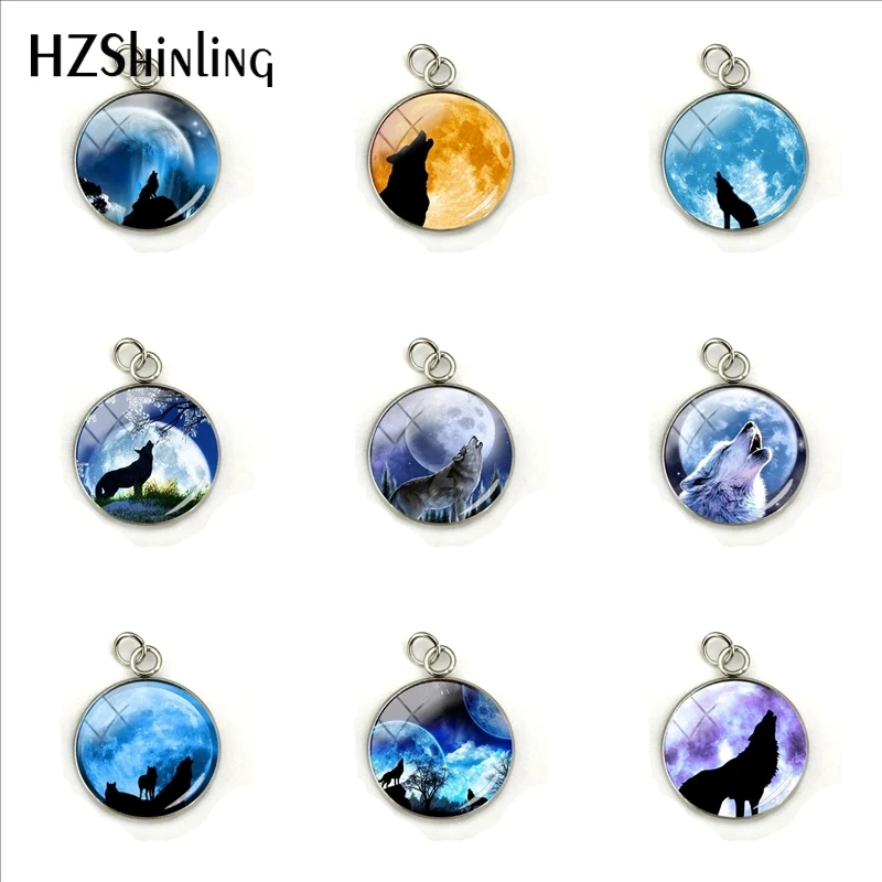 2019 New Retro Moonlight Wolf Gifts PendantsMoonlight Wolf Night Howling Hand Craft Stainless Steel Plated Charms 2019 New Retro Moonlight Wolf Gifts PendantsMoonlight Wolf Night Howling Hand Craft Stainless Steel Plated Charms