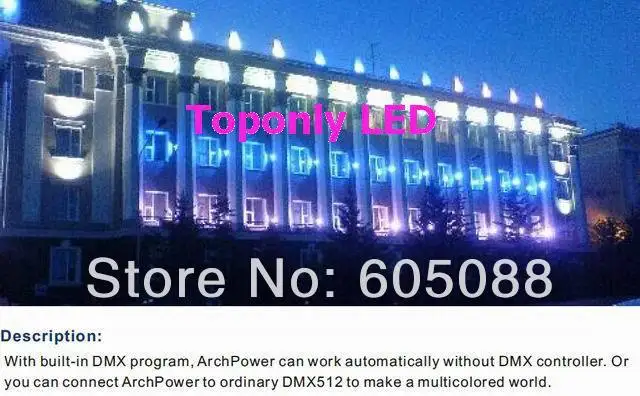 

100w IP65 waterproof high power led flooding lamp Epistar rgb dmx 512 wall washers lights AC100-240V with built-in DMX program