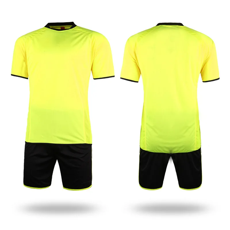 Сезон Мужчины Ребенок Футбол Джерси Футбол Футбол Наборы Джерси Футбол Training kit Sport Trainning Футбол Одежда - Цвет: Yellow