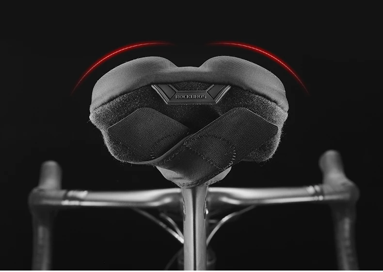 ROCKBROS аксессуары для велосипедных сидений MTB чехол велосипедного седла жидкие силиконовые гели седло Крышка полые дышащая удобная мягкая