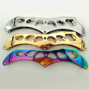 

free shipping speed skates frame 3*125 3*110 frame only without wheels golden gray colorful