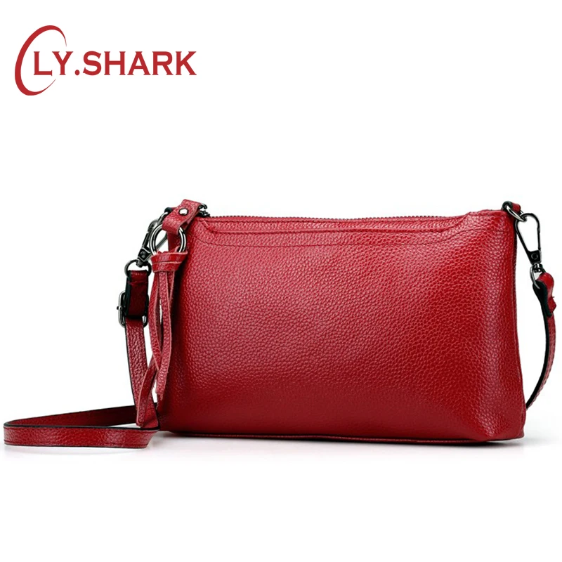 

LY.SHARK Small genuine leather crossbody bags for women bags for women 2019 clutch ladies hand bags shoulder women messenger bag