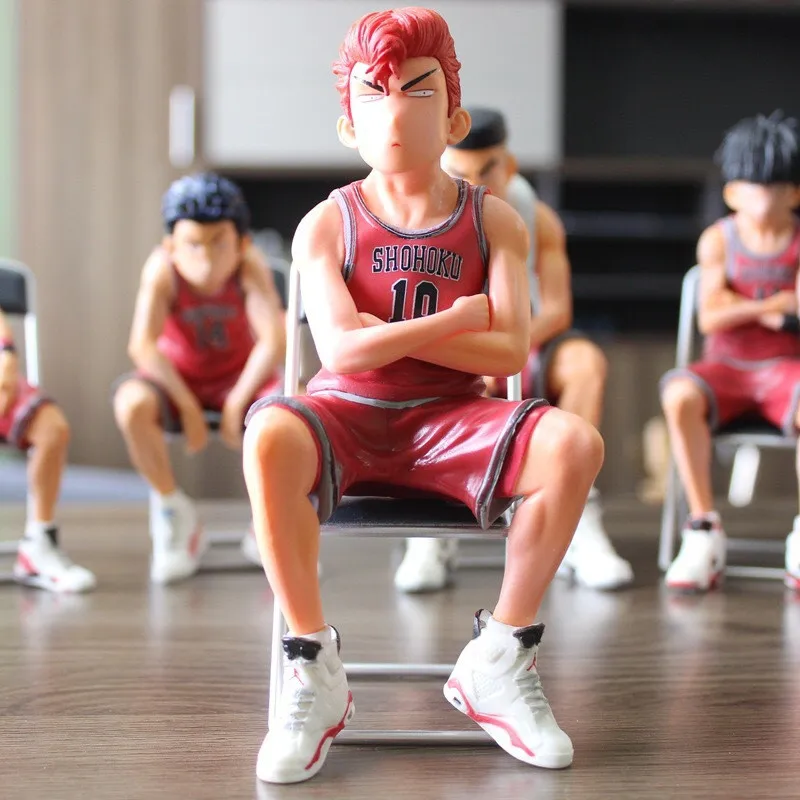 5 шт./компл. Slam Dunk Shohoku5 Stars сидящий Ver. Экшн фигурки из ПВХ сакураги ханамичи рукава