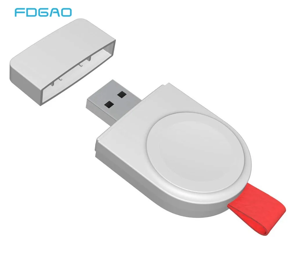 

FDGAO Portable Wireless Charger For Apple Watch Charging Pad Fast USB Magnetic Mini Charger For Apple Watch Series 1 2 3 4