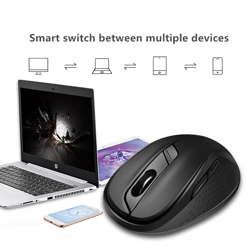 Rapoo M500G которые поддерживают несколько режимов бесшумный Беспроводной Мышь с 1600