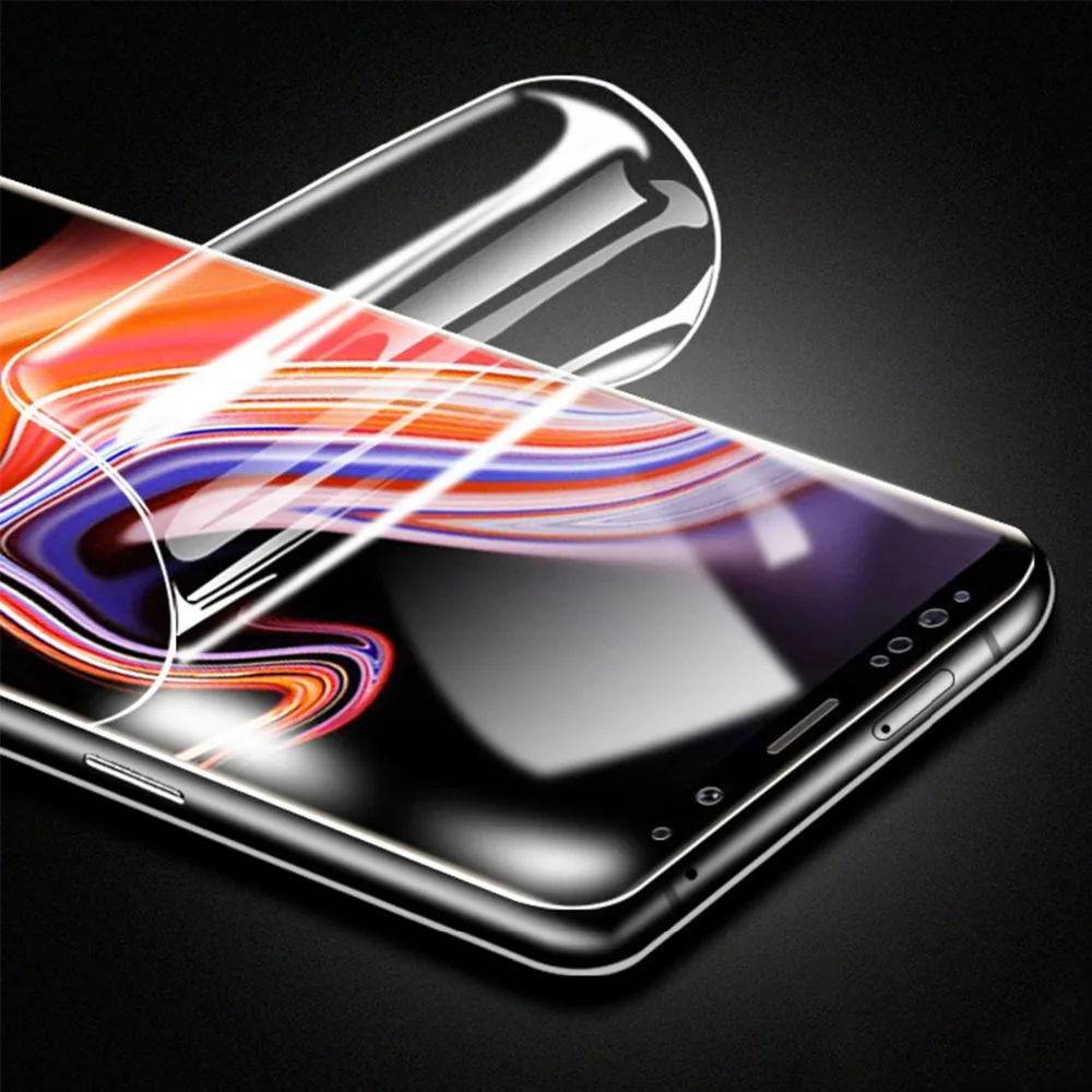 6D мягкая Гидрогелевая Защита экрана для Samsung Galaxy Note 9 8 S10 Plus S10E M20 M30 A30 A50 A60 полное