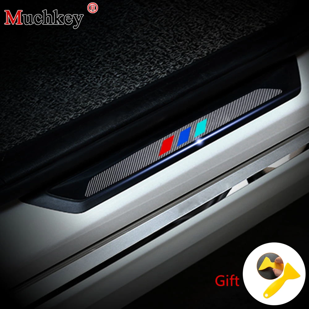 Для BMW 5 серии F10 F18 520i 528i 535i 550i xDrive 2014 2015 2016 4D углеродного волокна двери автомобиля