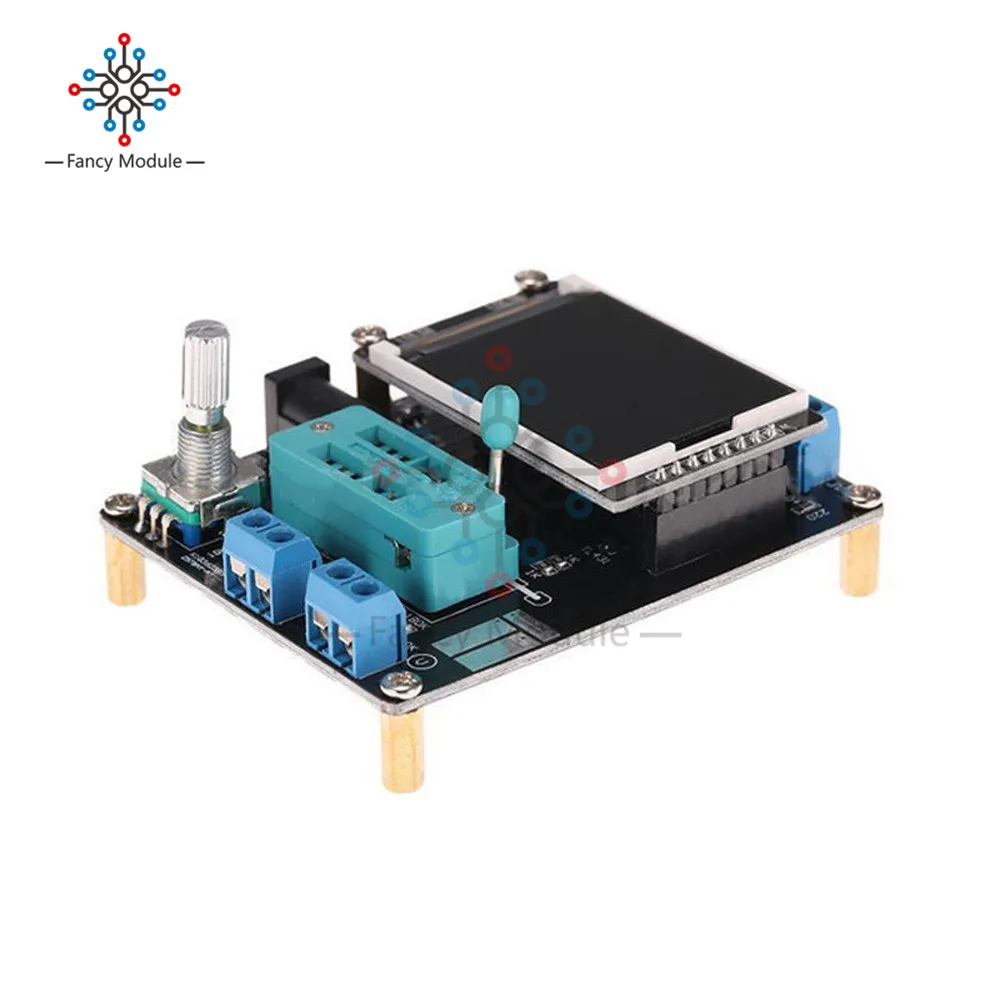 LCD ESR GM328 Transistor Tester Diode Capacitance Voltage Frequency Meter PWM Square Wave Signal Generator SMT Soldering Meter 4