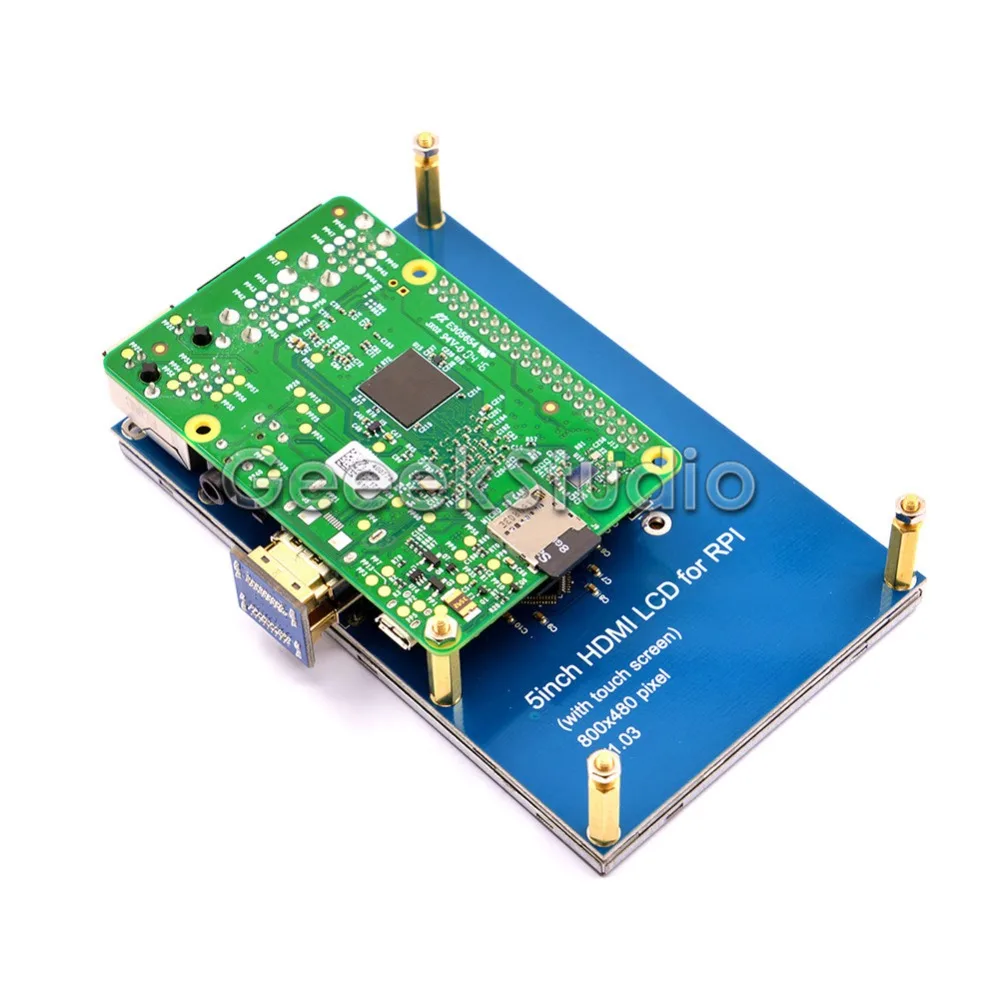 hdmi gpio 5-inch 800x480 tft lcd display for sale