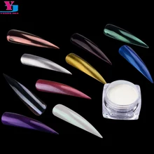 3 коробка голографические блестки порошок сверкающих Зеркало Chrome пигмент DIY лак для ногтей Русалка Effect Nail Книги по искусству украшения маникюрный набор