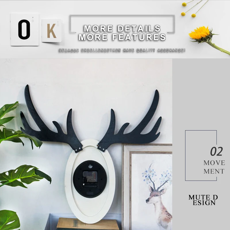 kitchen clock wall european clock (4)