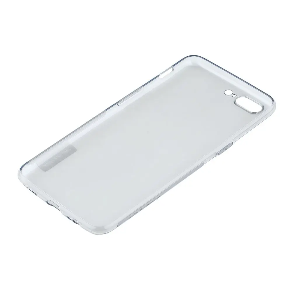 

5pcs Gray transparent Ultra Thin Soft TPU Phone Back Protective Case Suitable For OnePlus 5