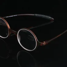 Модный итальянский дизайн TR90 ретро круглые оправы очки для чтения для мужчин и женщин Ретро стиль оптические очки унисекс очки YJ057