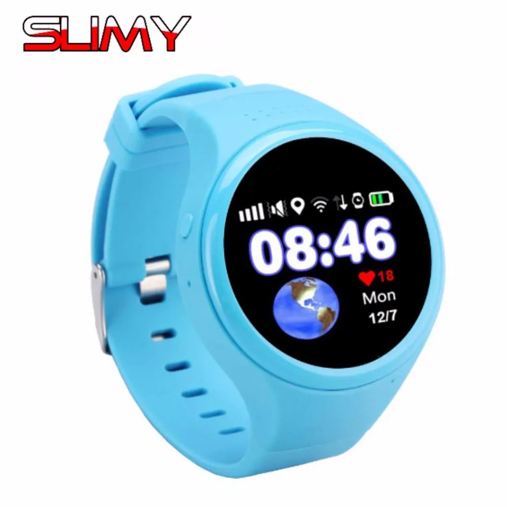 Touch Screen Kids Smart Watch T88 GPS WIFI LBS AGPS Track Children Old man SOS Passometer G-sensor Watch For Ios Android phone