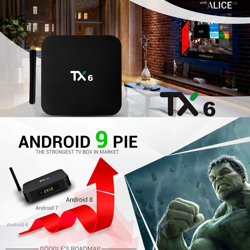 Италия IPTV 1 год бесплатно Премиум IPTV Box TX6 Android 7,1 2 Гб 16G Albania Германия французский Великобритания взрослый канал M3u подписка VLC