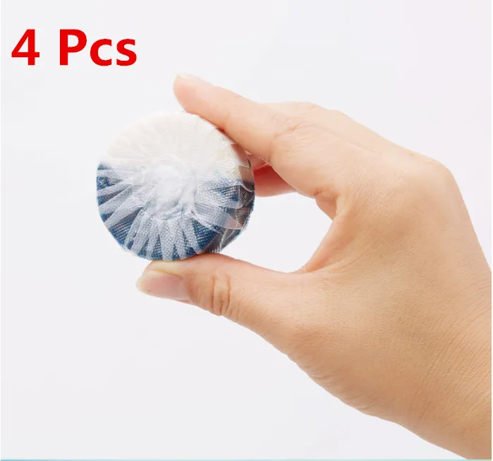 4 Pcs Xiaomi Clean-n-fresh двойной эффект туалетный блок независимая Водорастворимая пленка упаковка Анионный активный фактор Глубокая чистка - Цвет: 4 Pcs