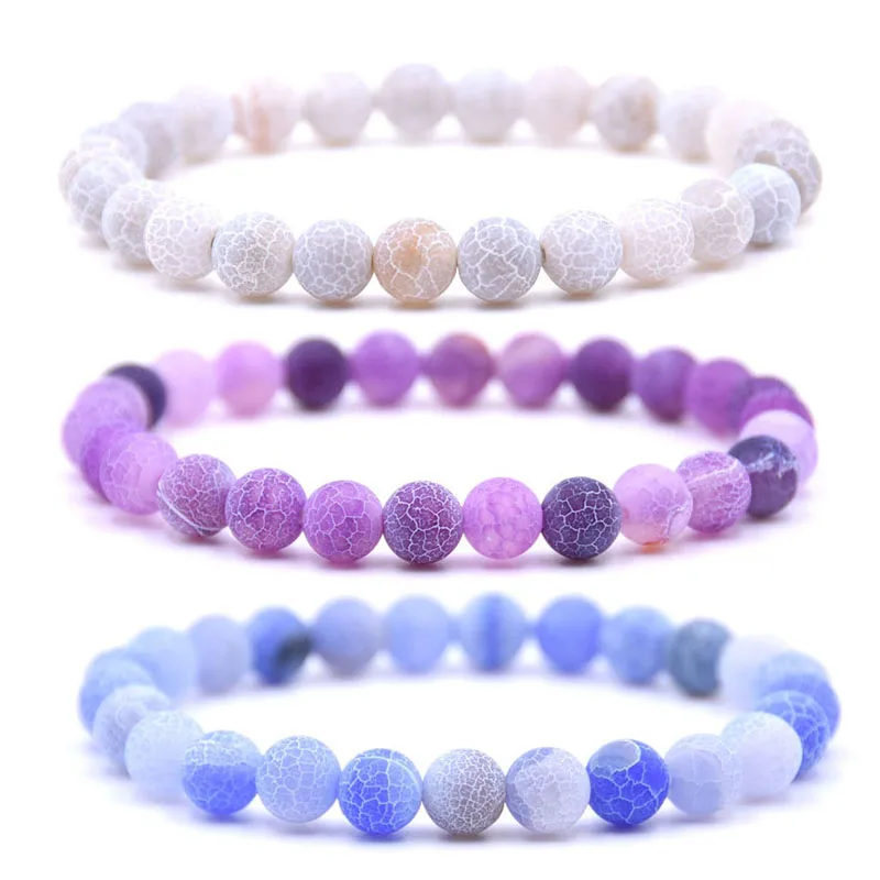 

2019 Cool Dazzling Popular 8mm Colorful Natural Stone Bead Bracelets For Men&Women Bracelet Classic Jewelry Elegant Cute Gift