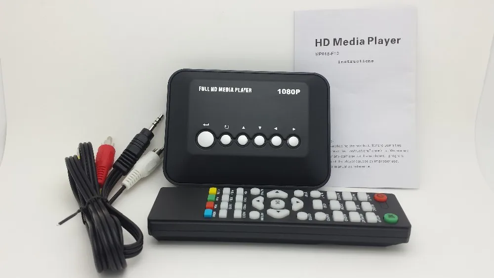 MP018 мини 1080 P медиа full hd плеер с AV/YPrPb/HDMI/USB/SD/MMC с поддержкой MKV/AVI/TS с пультом дистанционного управления