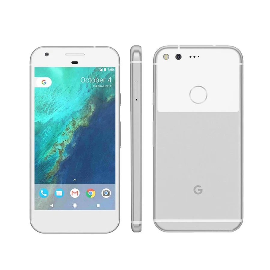 Мобильный телефон Google Pixel LTE с европейской версией, 5,0 дюймов, 4 Гб ОЗУ, 128 Гб ПЗУ, Четырехъядерный Смартфон Snapdragon 821, Android 7,1, NFC, сканер отпечатков пальцев