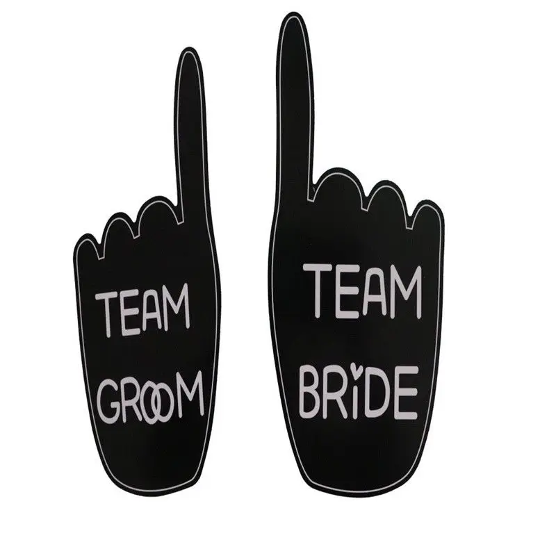 16pcs/set DIY Just Married Photo Booth Team Bride Groom Bridal Shower Party Wedding Decoration