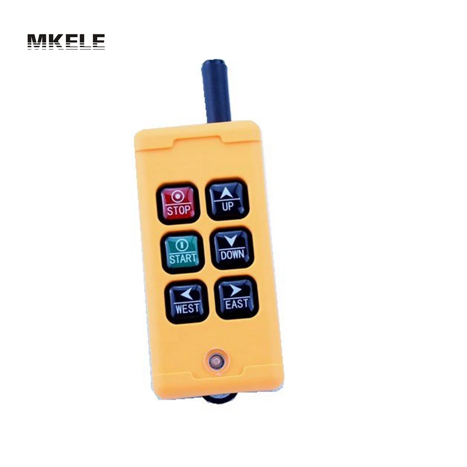 

High Quality New Arrivals Crane Industrial Remote Control HS-6 Wireless Transmitter Push Button Switch China