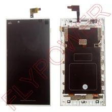 For INEW L1 LCD Screen Display +digitizer touch Screen +White Frame Assemblely by free shipping; 100% warranty