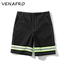 Хип-хоп Короткие уличные Harajuku шорты для бега летние хип-хоп мужские спортивные шорты с карманами из хлопка повседневные Черные
